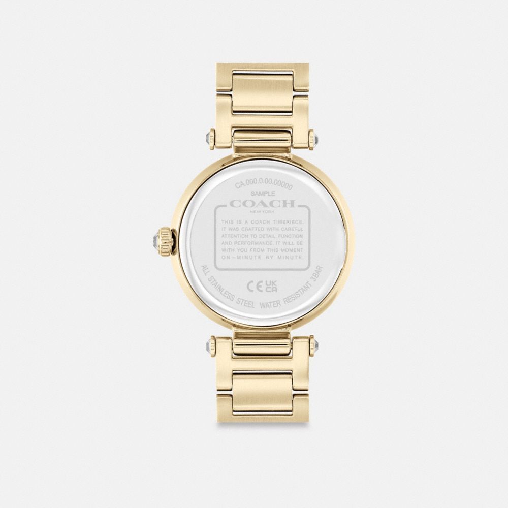 Relógios Coach Cary Watch, 34 Mm Feminino Douradas | PMXJVLD-79