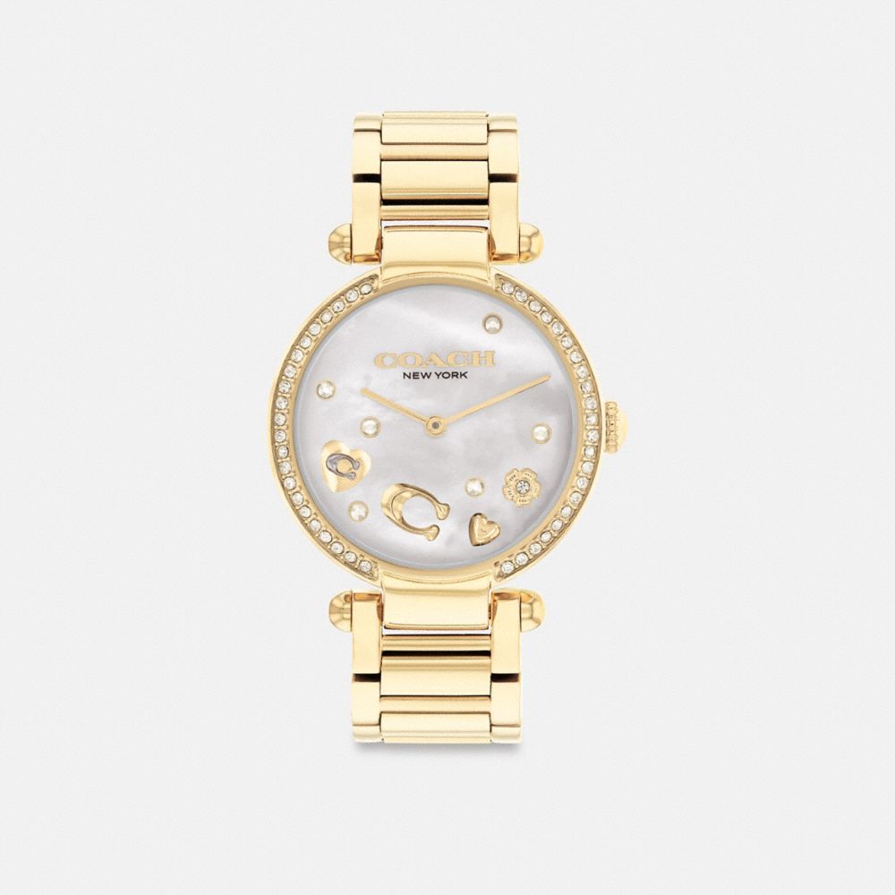 Relógios Coach Cary Watch, 34 Mm Feminino Douradas | USPDCOL-89