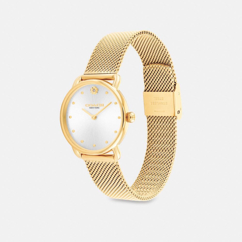 Relógios Coach Elliot Watch, 28 Mm Feminino Douradas | RIZWTEH-08