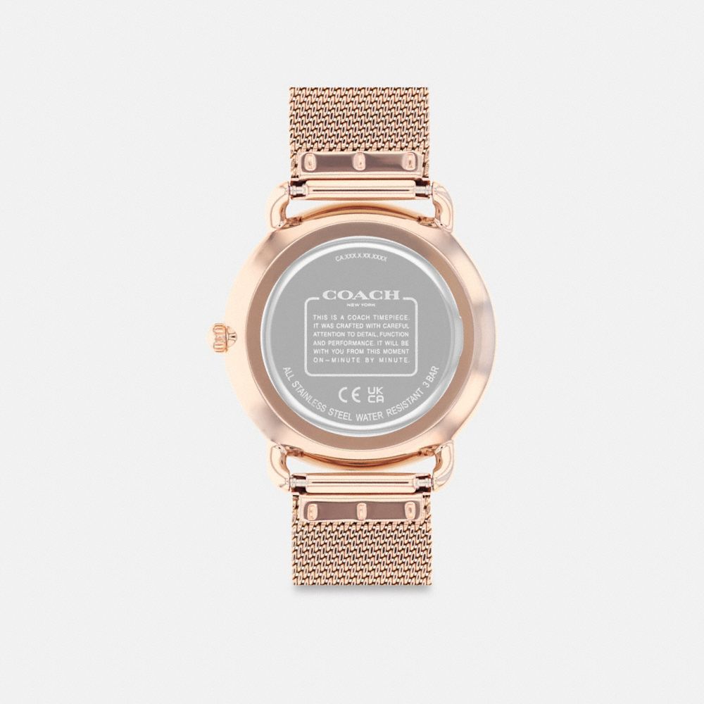 Relógios Coach Elliot Watch, 36 Mm Feminino Rosa Douradas | ALZSUXN-94