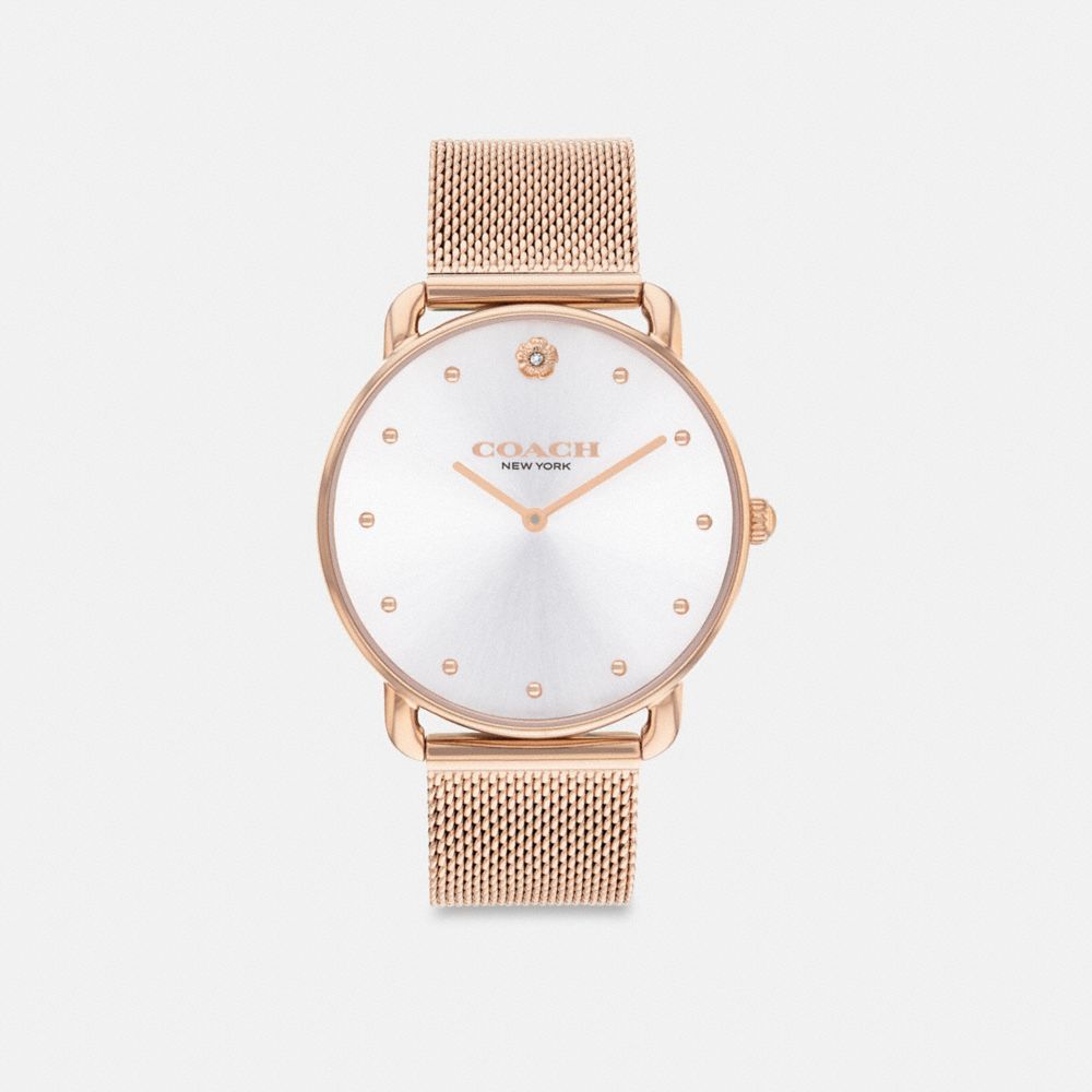 Relógios Coach Elliot Watch, 36 Mm Feminino Rosa Douradas | ALZSUXN-94