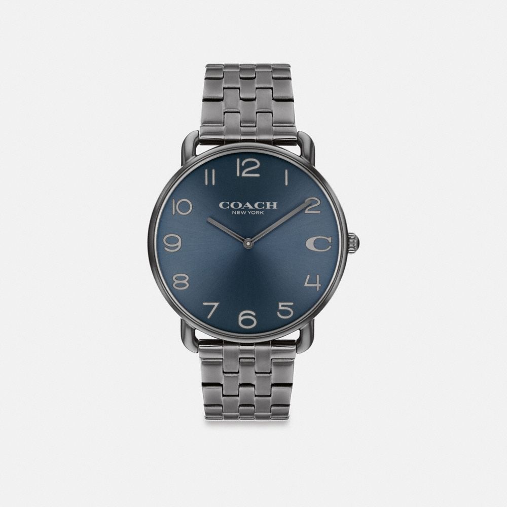 Relógios Coach Elliot Watch, 41 Mm Masculino Cinzentas | IVWMUBL-03