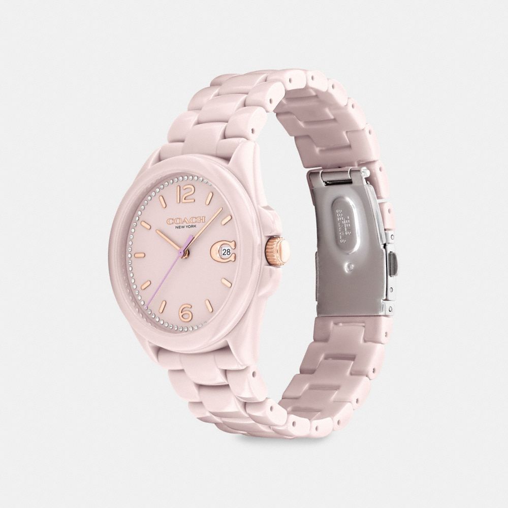 Relógios Coach Greyson Watch, 36 Mm Feminino Rosa | KJTSGHW-26