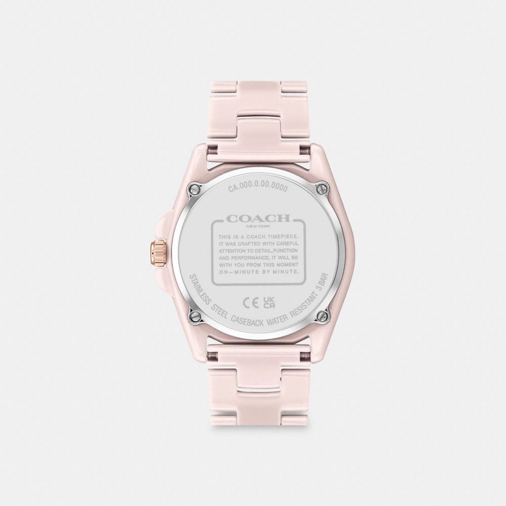 Relógios Coach Greyson Watch, 36 Mm Feminino Rosa | KJTSGHW-26