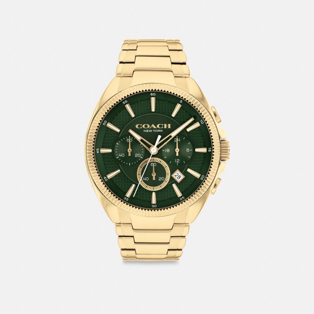 Relógios Coach Jackson Watch, 45 Mm Masculino Douradas | WHQAFOT-70