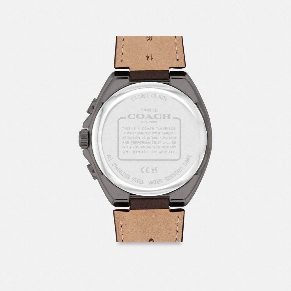 Relógios Coach Jackson Watch, 45 Mm Masculino Marrom | XRPBUGI-25