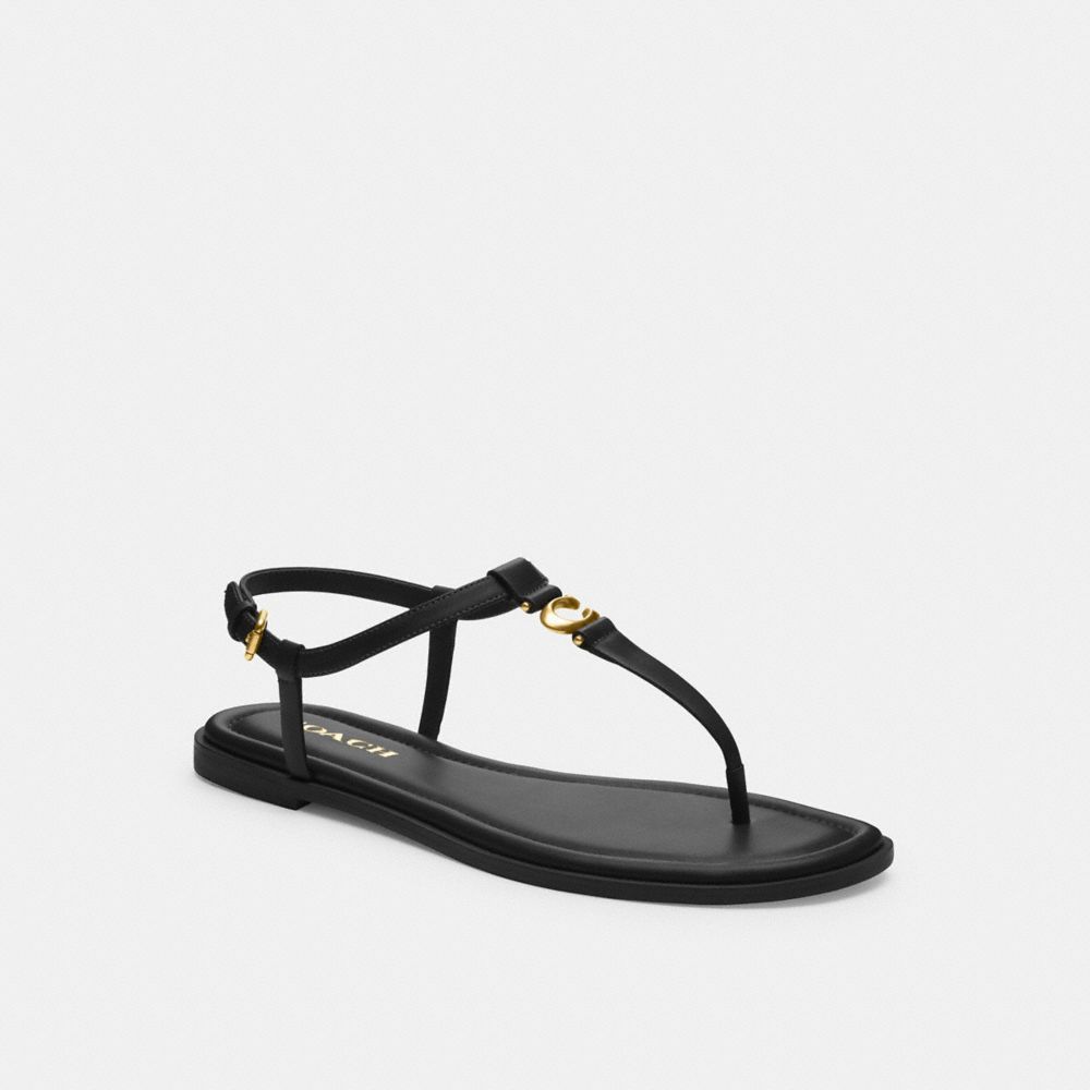 Sandálias Coach Jessica Sandal Feminino Pretas | EIJBCAY-82