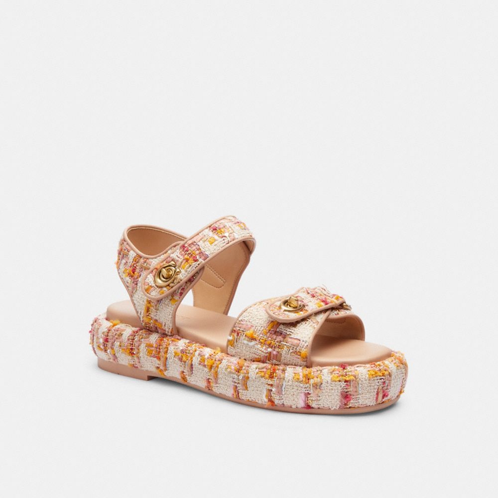 Sandálias Coach Peyton Sandal Feminino Multicoloridas | JLDZQXV-50