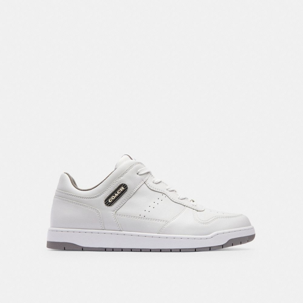 Sapatilhas Coach C201 Sneaker Masculino Branco Cinzentas | DHSGIXL-82