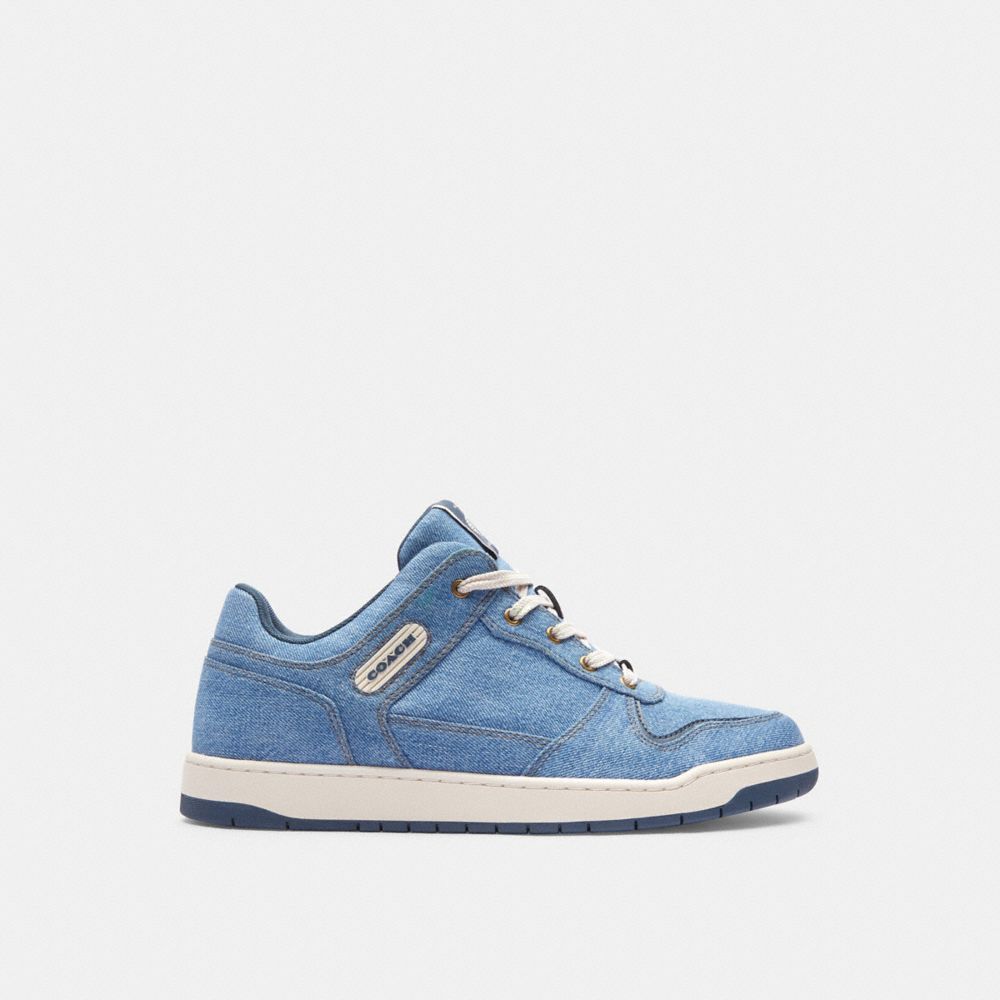 Sapatilhas Coach C201 Sneaker Masculino Azul Anil Azuis | AETPZWN-40