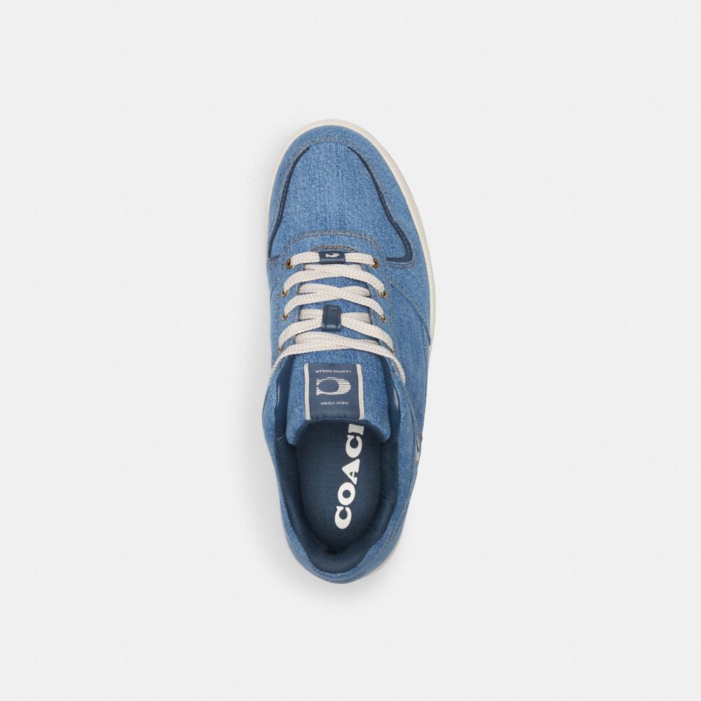 Sapatilhas Coach C201 Sneaker Masculino Azul Anil Azuis | AETPZWN-40