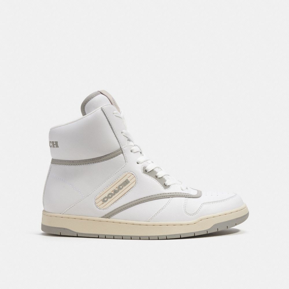 Sapatilhas Coach C202 High Top Sneaker Masculino Branco | QUYNCBH-40