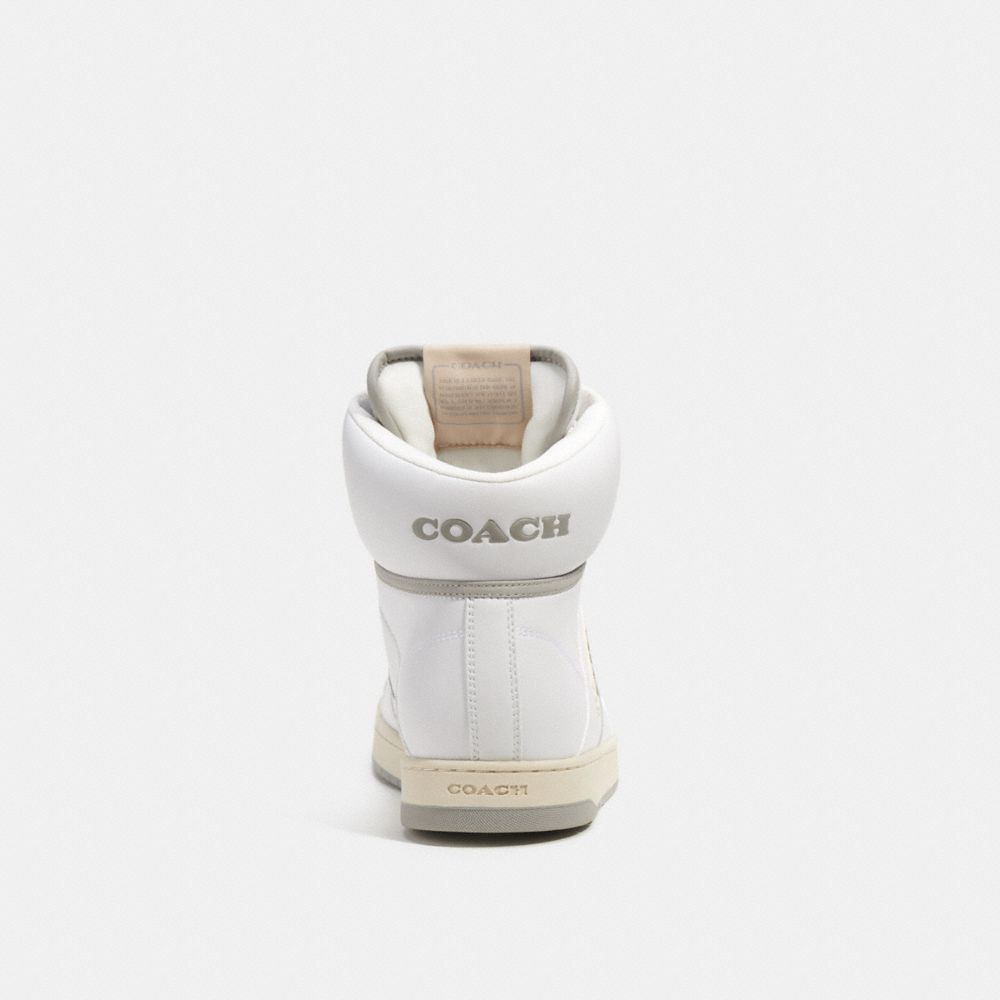 Sapatilhas Coach C202 High Top Sneaker Masculino Branco | QUYNCBH-40