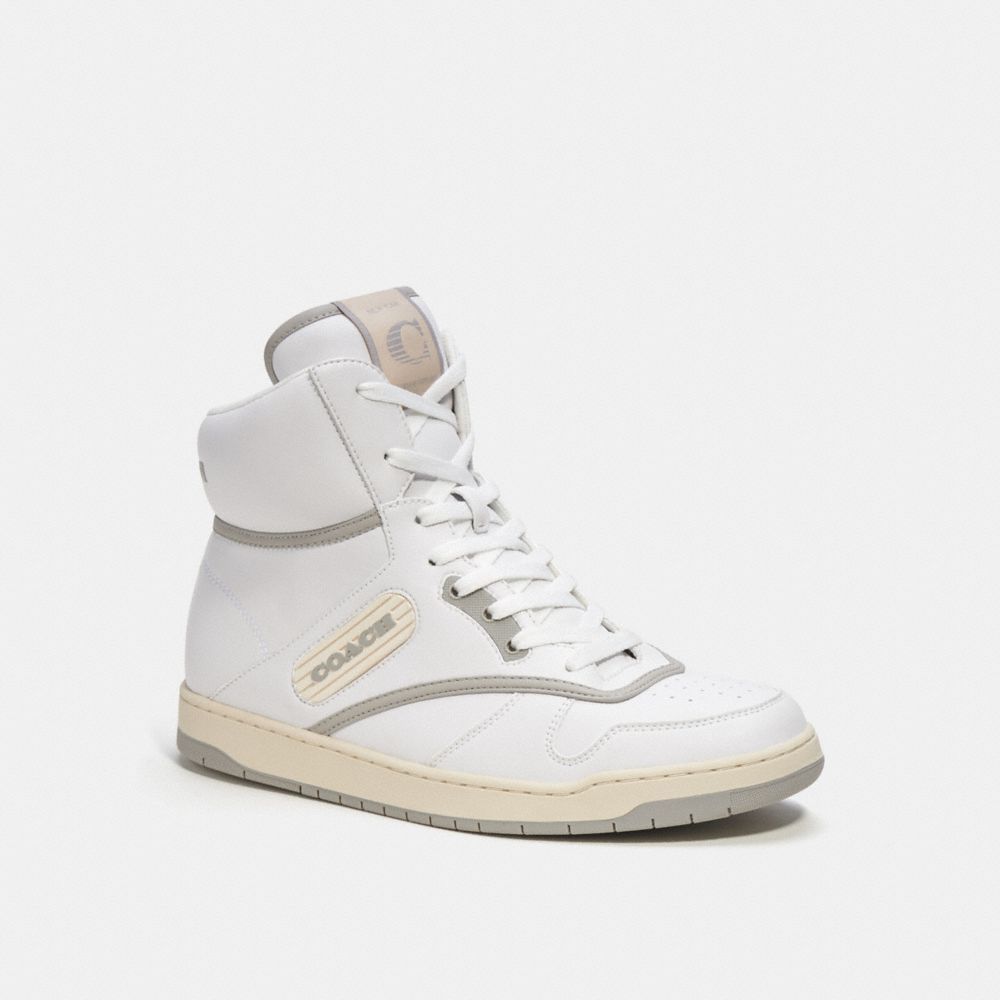 Sapatilhas Coach C202 High Top Sneaker Masculino Branco | QUYNCBH-40