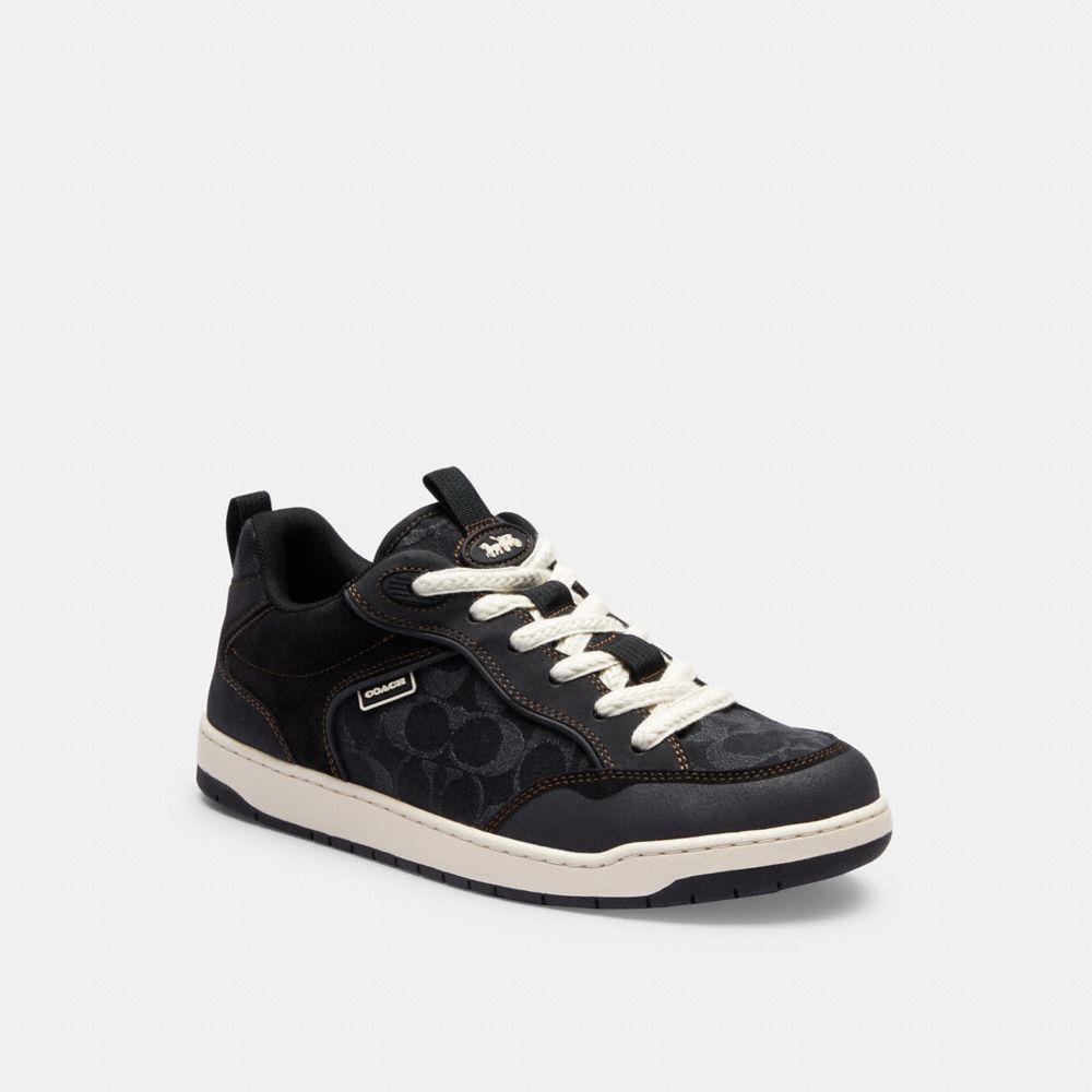 Sapatilhas Coach C203 Sneaker Masculino Pretas | WEHABKO-60