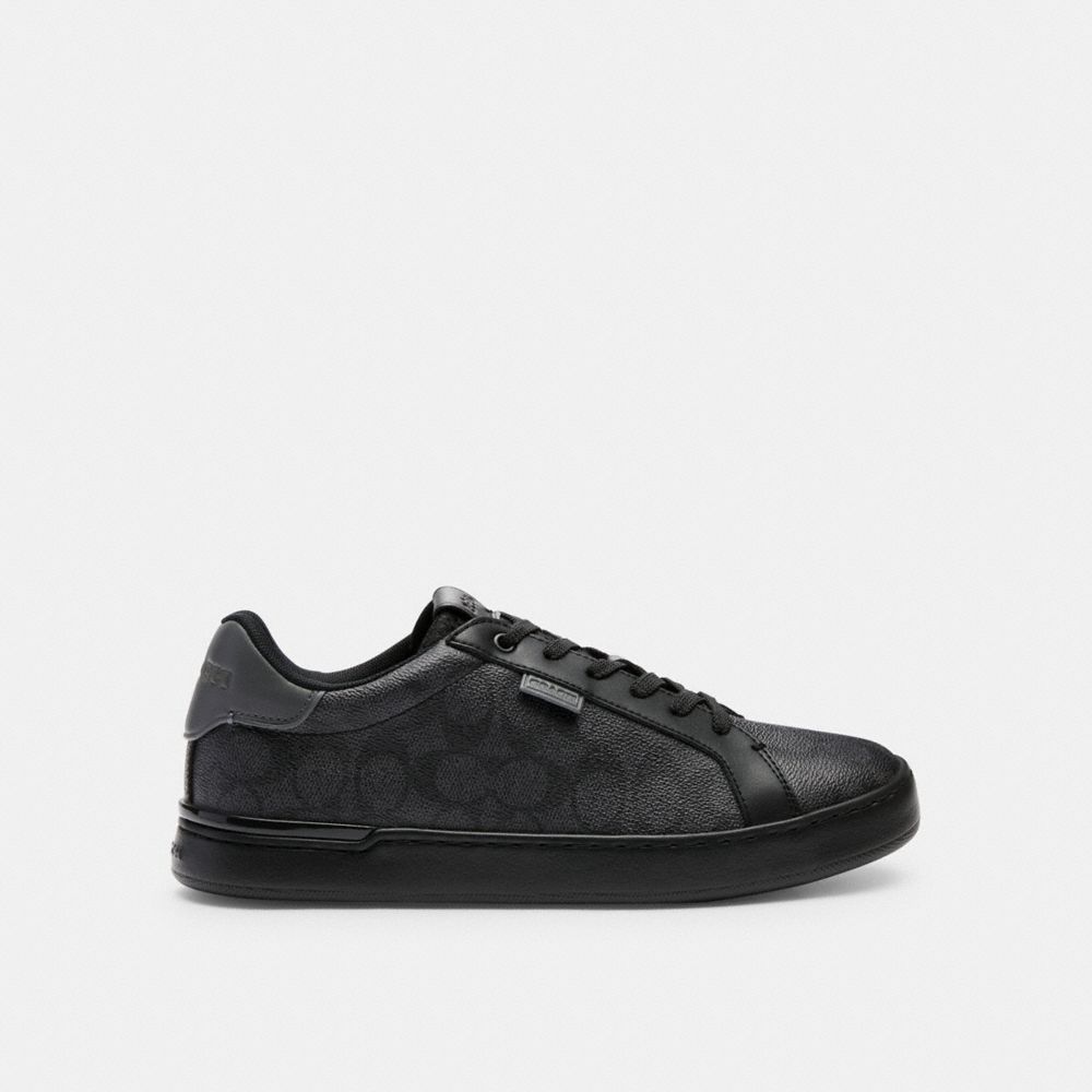 Sapatilhas Coach Lowline Low Top Sneaker In Signature Canvas Masculino Cinzentas | ZXJLOEC-14