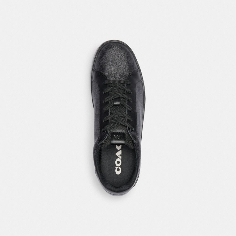 Sapatilhas Coach Lowline Low Top Sneaker In Signature Canvas Masculino Cinzentas | ZXJLOEC-14