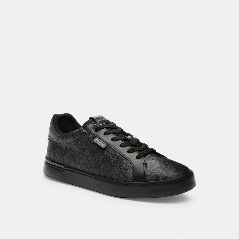 Sapatilhas Coach Lowline Low Top Sneaker In Signature Canvas Masculino Cinzentas | ZXJLOEC-14