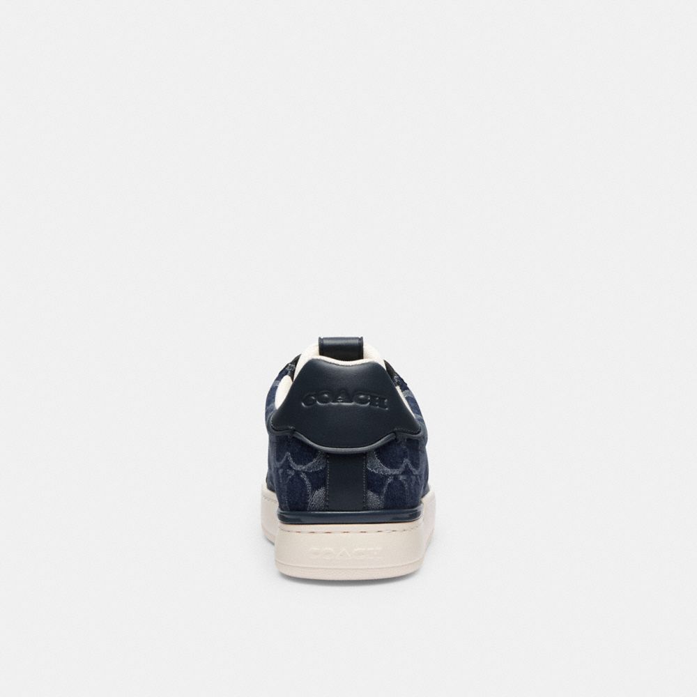 Sapatilhas Coach Lowline Low Top Sneaker In Signature Denim Feminino Azuis | WELQDXJ-71