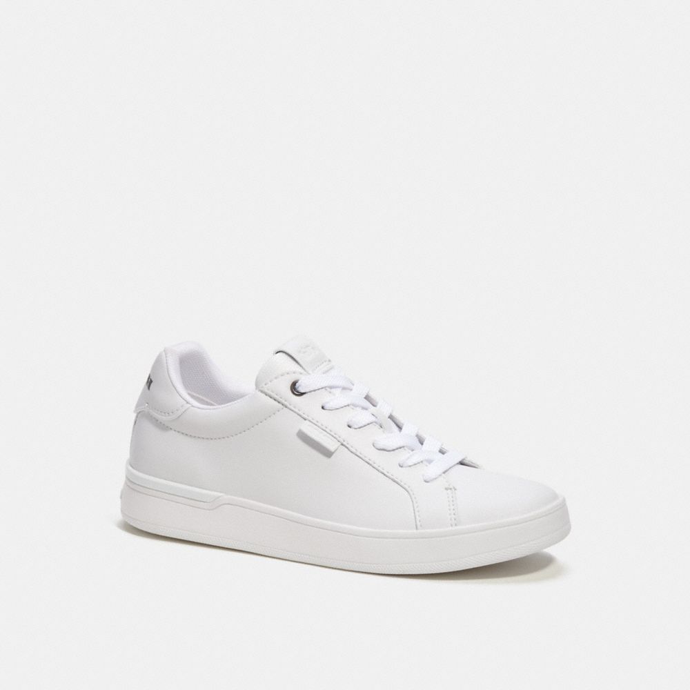 Sapatilhas Coach Lowline Low Top Sneaker Feminino Branco | WLXOMEP-43