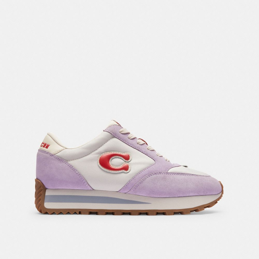 Sapatilhas Coach Runner Sneaker Feminino Roxo Multicoloridas | ITZOHWB-71