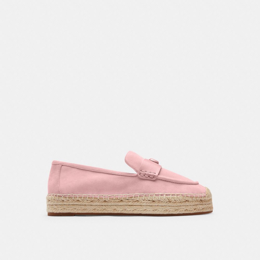 Sapatos Rasos Coach Camilla Espadrille Feminino Rosa | ORKZLTH-25