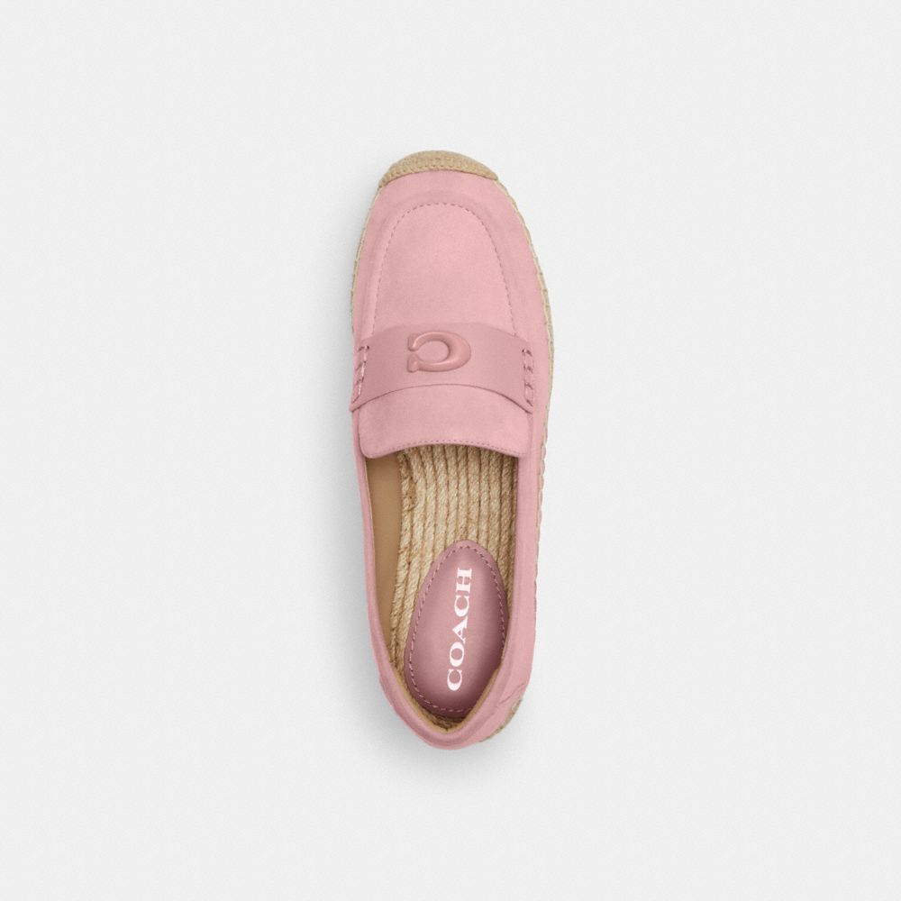 Sapatos Rasos Coach Camilla Espadrille Feminino Rosa | ORKZLTH-25