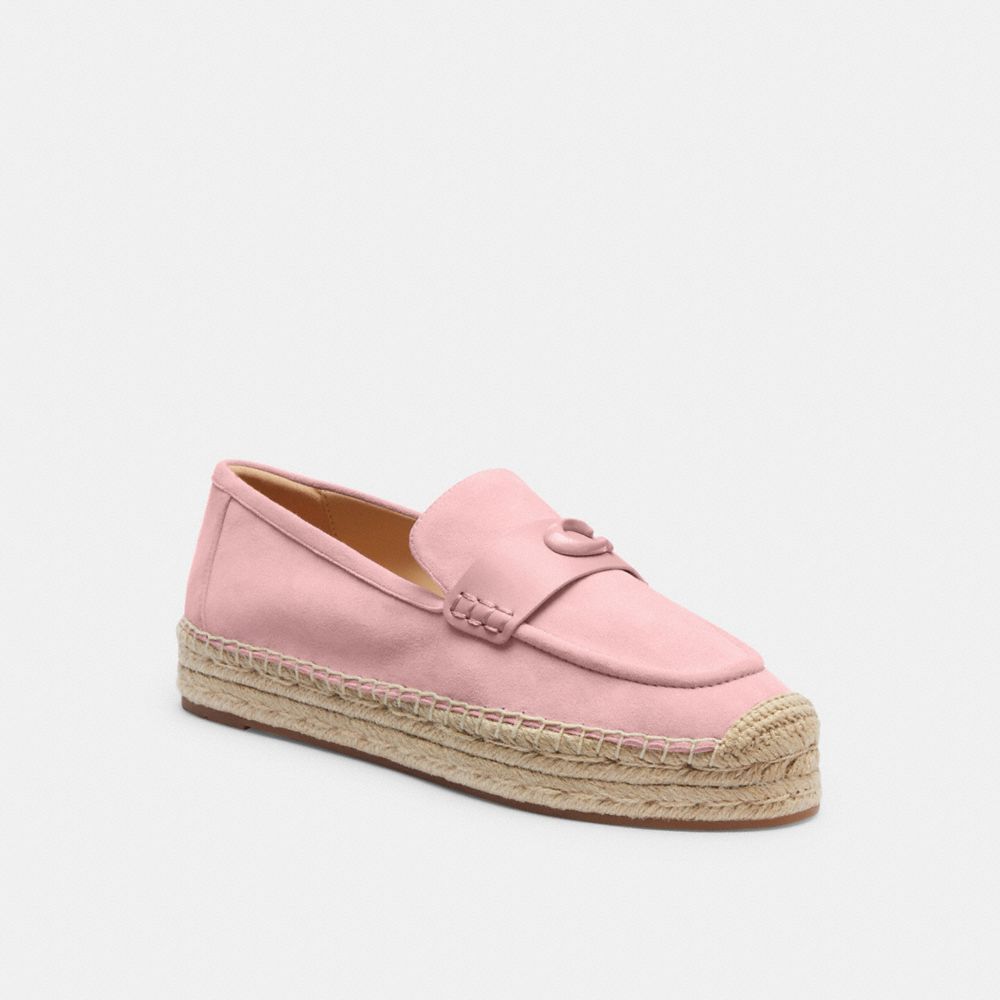 Sapatos Rasos Coach Camilla Espadrille Feminino Rosa | ORKZLTH-25