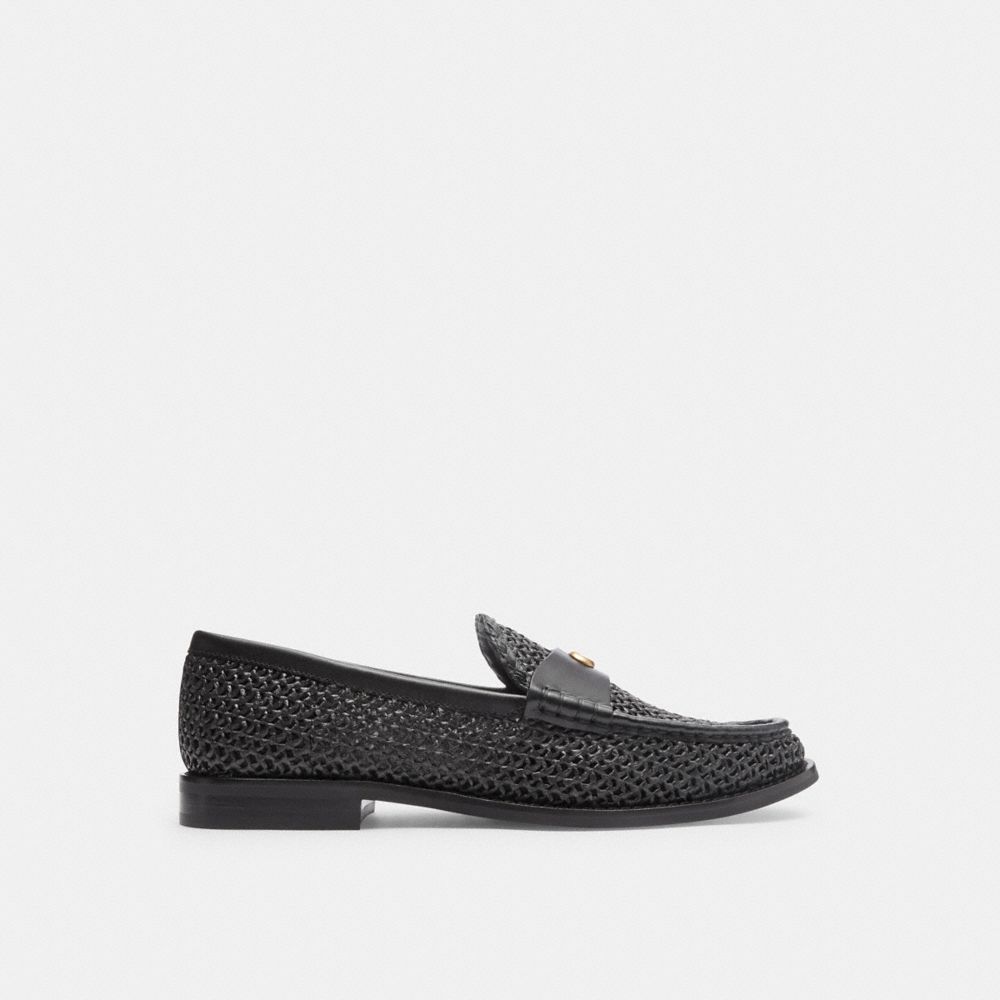 Sapatos Rasos Coach Jolene Loafer Feminino Pretas | JBPXKQH-20