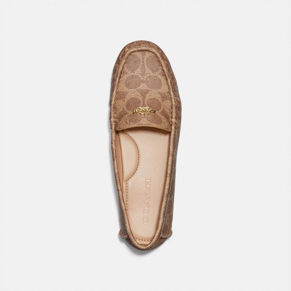 Sapatos Rasos Coach Marley Driver Feminino Marrom | IAFNOSJ-28