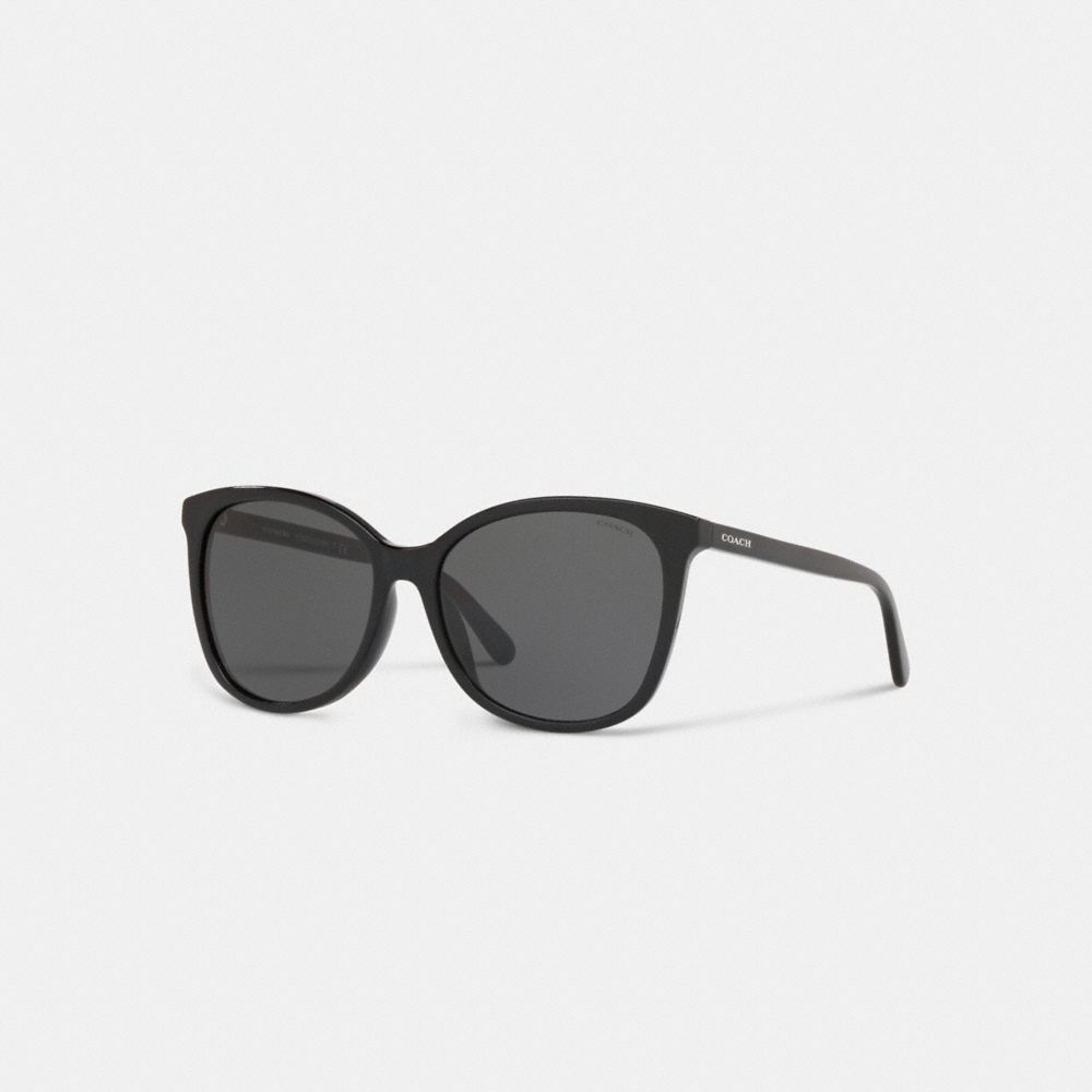 Óculos Coach Signature Workmark Square Sunglasses Feminino Pretas | DQPJCEM-30