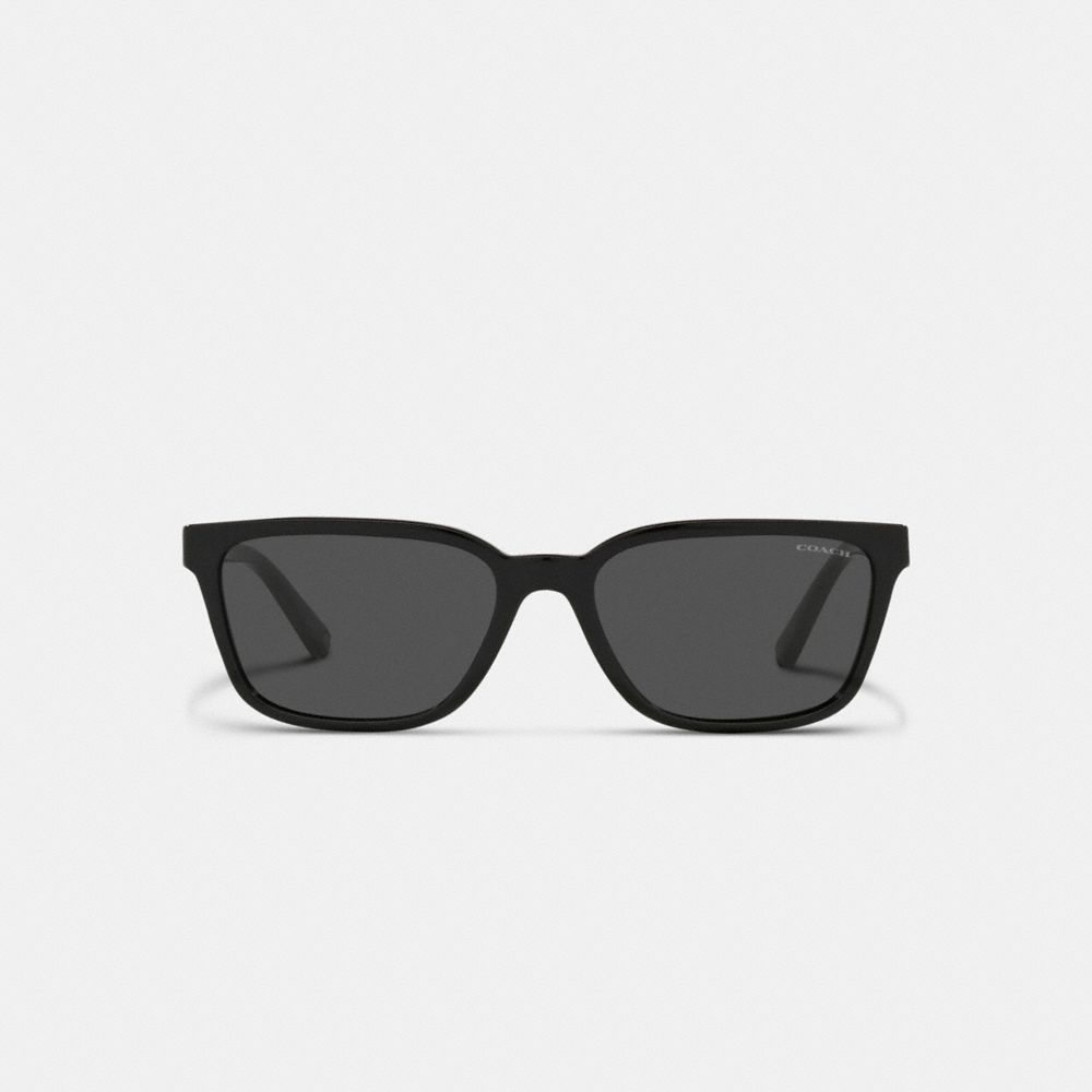 Óculos de Sol Coach Signature Workmark Square Sunglasses Masculino Pretas | NKUOTWF-39